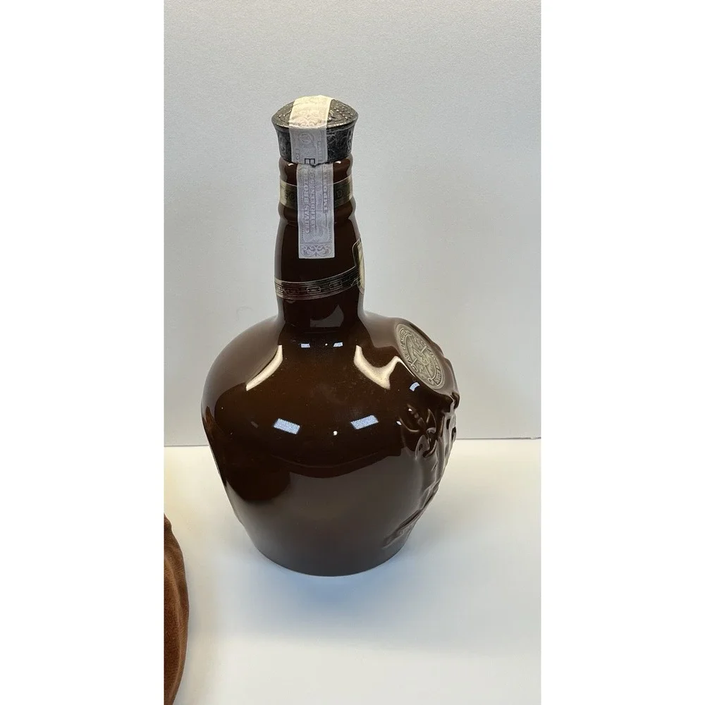 Chivas Royal Salute 21 Years Old Whisky Brown Bottle In Box With Velvet BagEMPTY